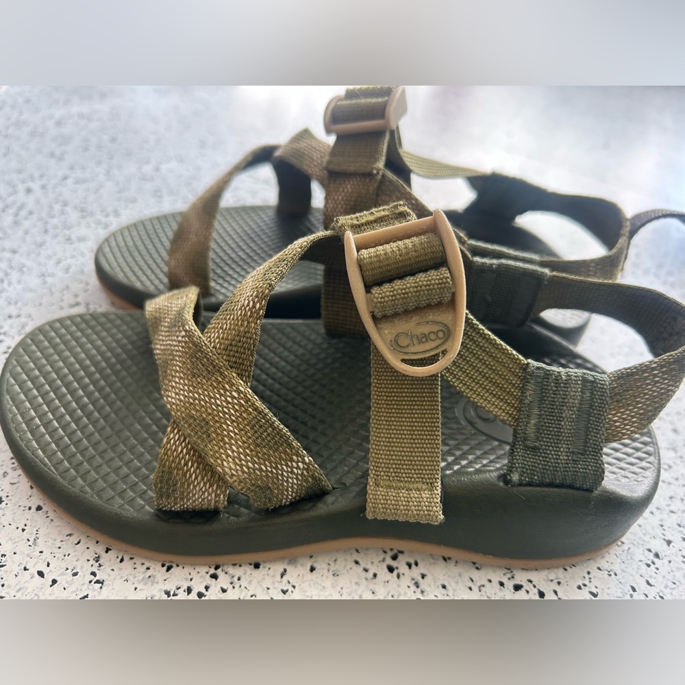 Chaco Kids Sandals - Forest Green size 1